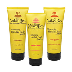 Lotion The Naked Bee pack 3 fleurs d'oranger et coco, hydratation naturelle