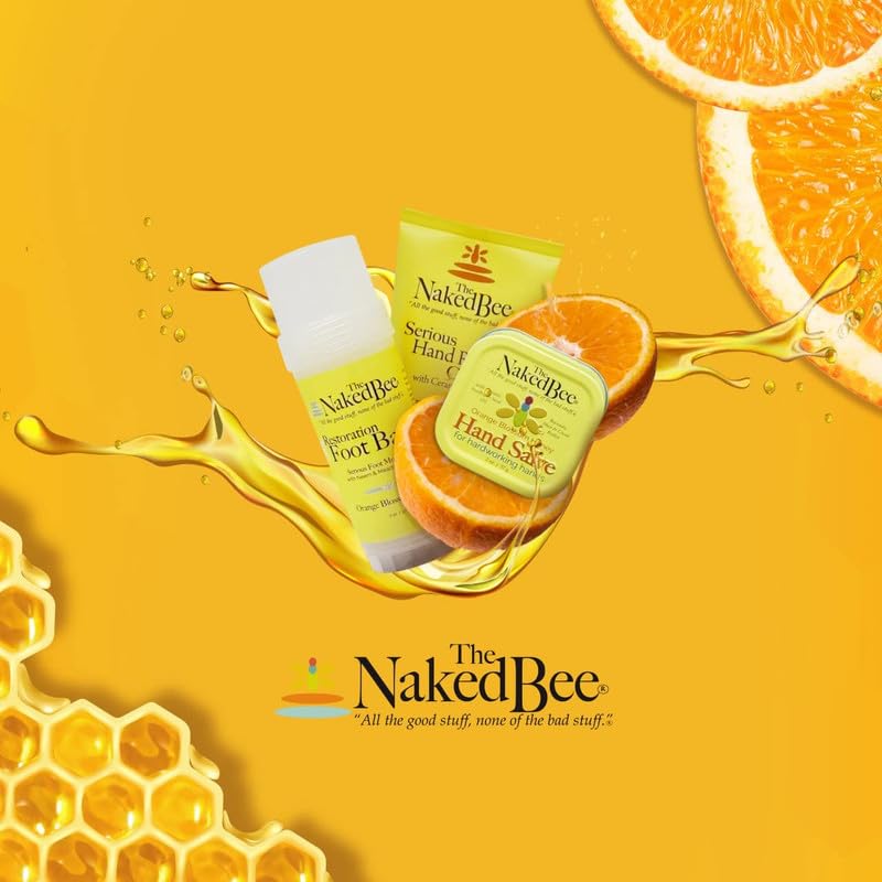The Naked Bee packaging emphasizes recyclable materials for eco-conscious shoppers.