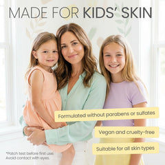 The Natural and Organic Family – ensemble soins 3 étapes pour routine enfant simple et efficace.