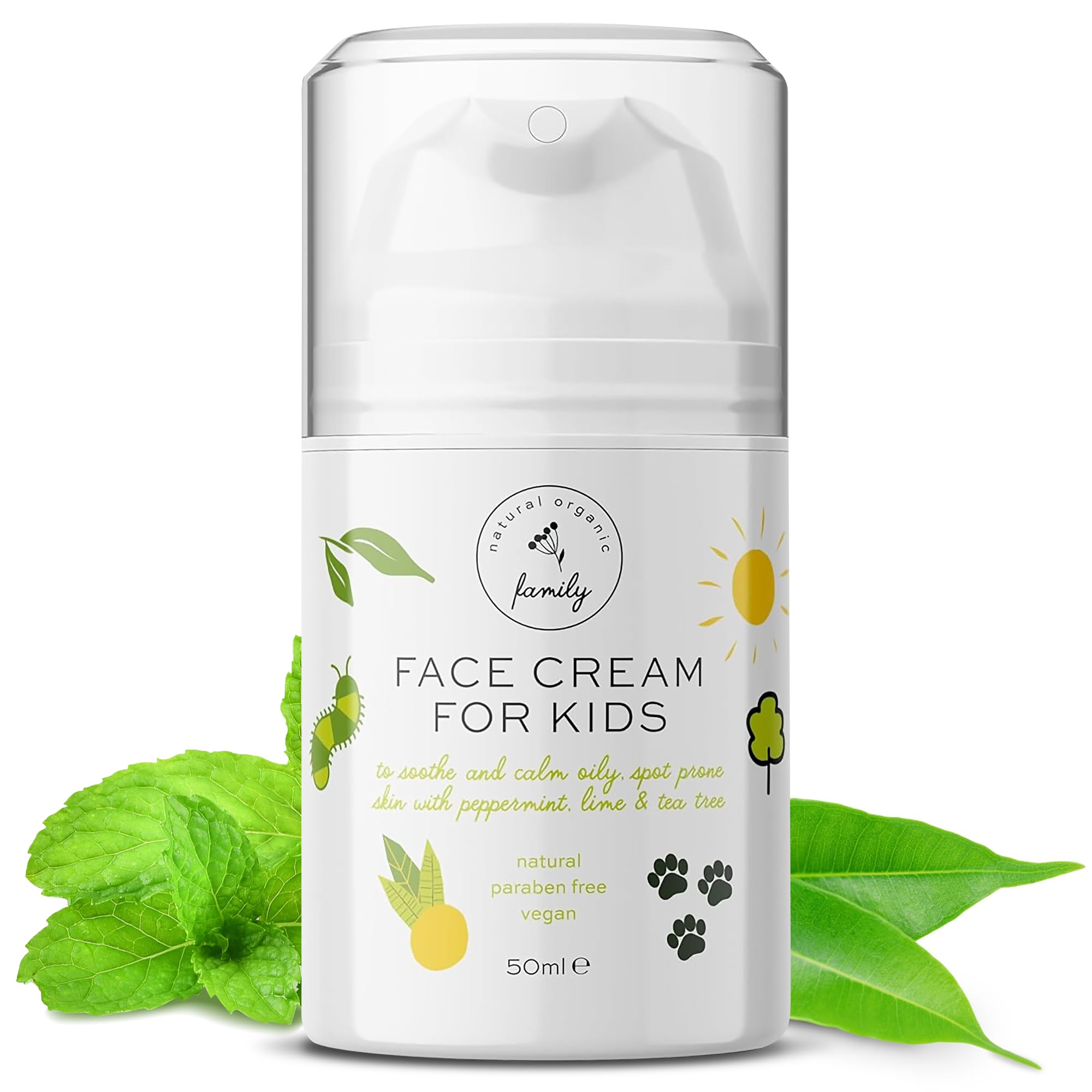 Convient à tous les types de peau The Natural and Organic Family, douceur adaptée.