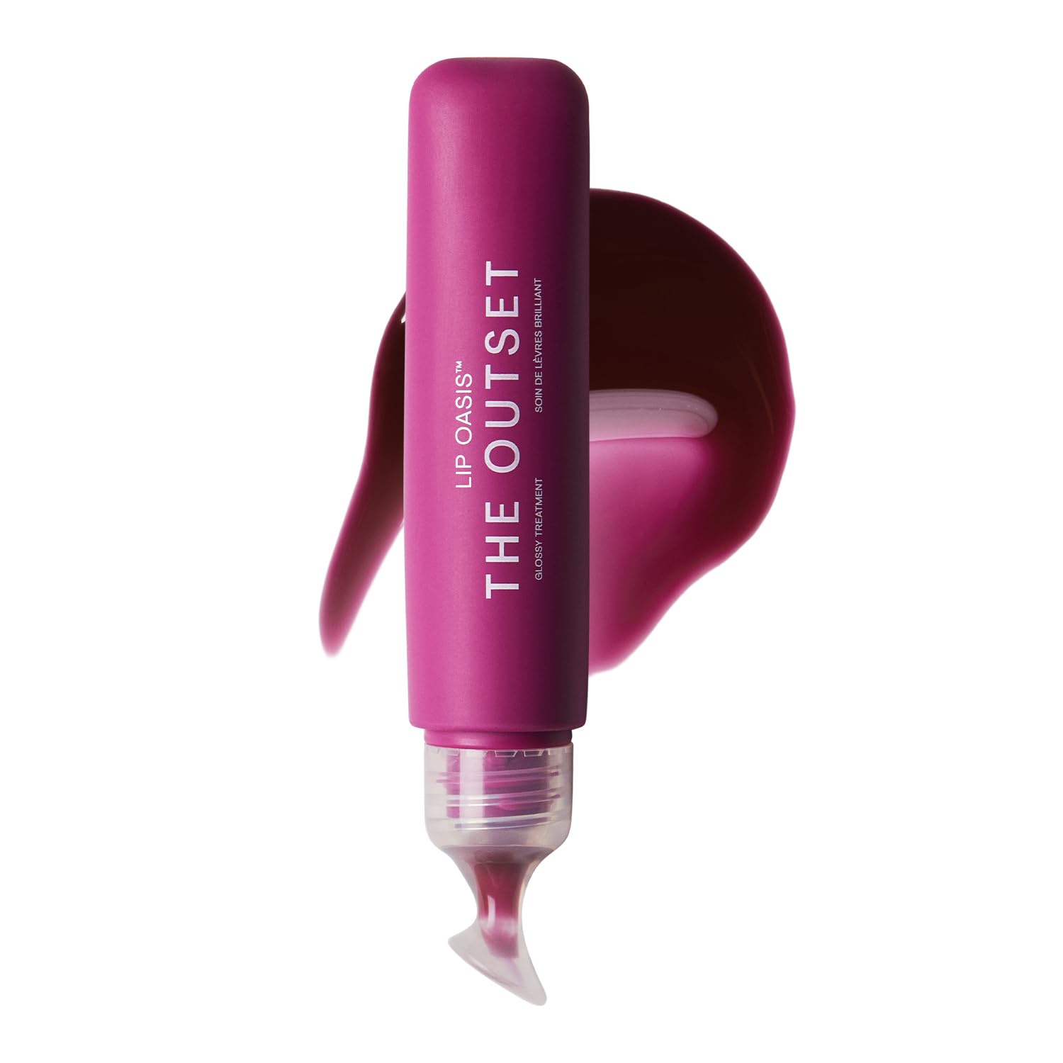 The Outset Lip Oasis bouteille-applicateur pour une application précise et agréable.
