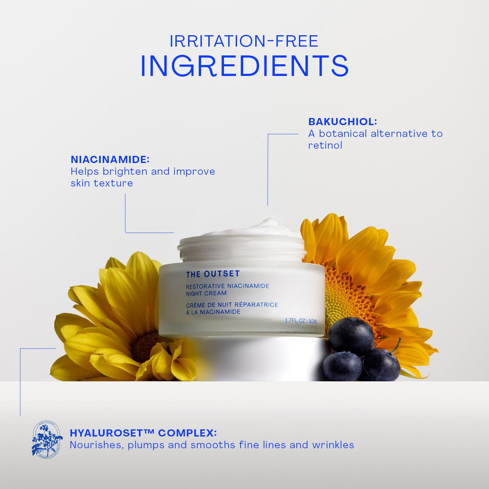 The Outset creme nuit s’etale facilement et absorbe rapidement
