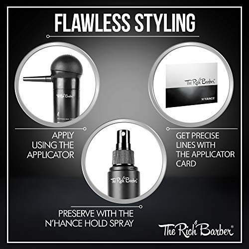 The Rich Barber N’Hance densité capillaire – rendu naturel et durable.