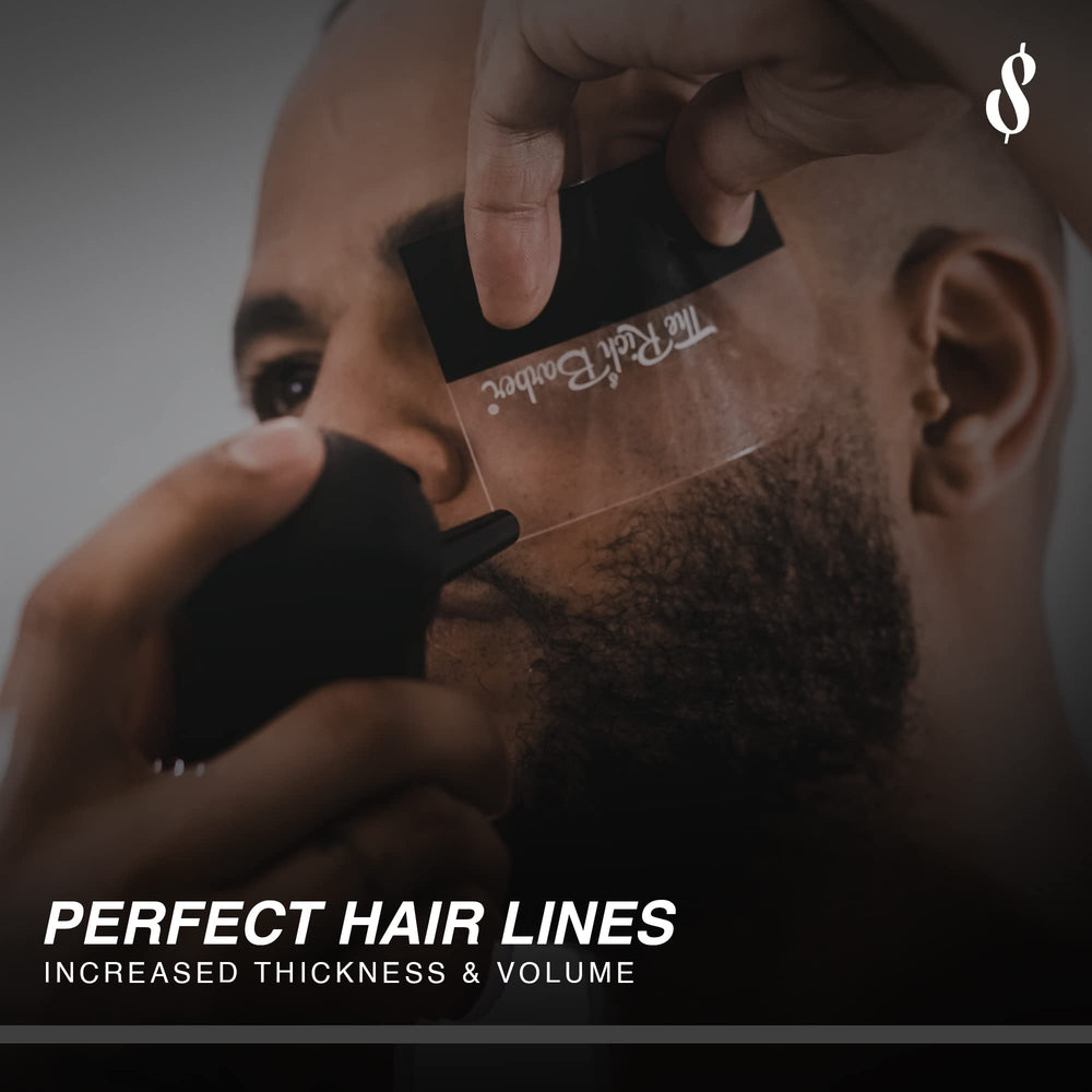 The Rich Barber N'Hance Pro brume-coiffage offre une tenue durable.