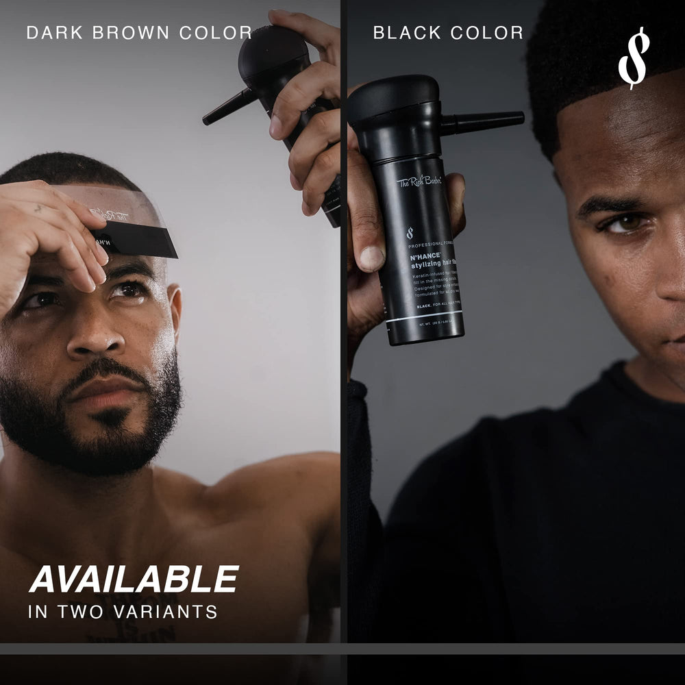The Rich Barber N'Hance Pro définition ligne des cheveux avec les fibres.