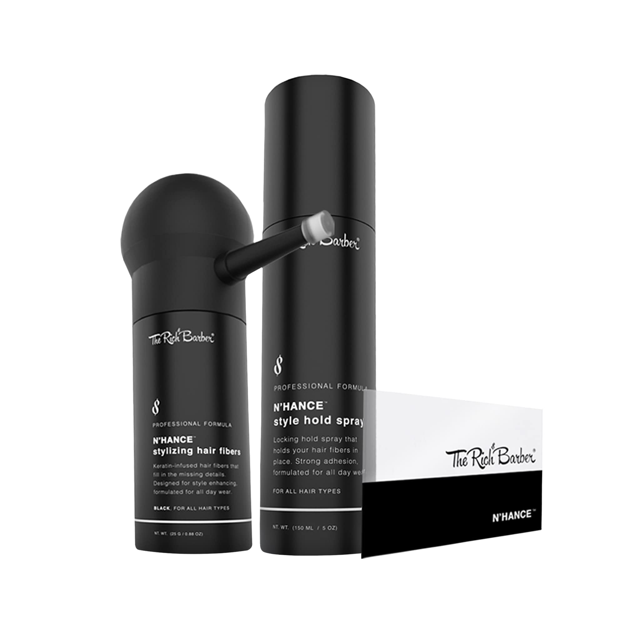 The Rich Barber N'Hance Pro packaging du kit professionnel.