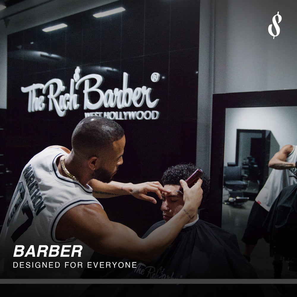 The Rich Barber N'Hance Pro spray tenue 24h pour fixation durable.