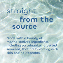 Seaweed Bath Co. texture creme hydratante pour cheveux colorés et sensibles.