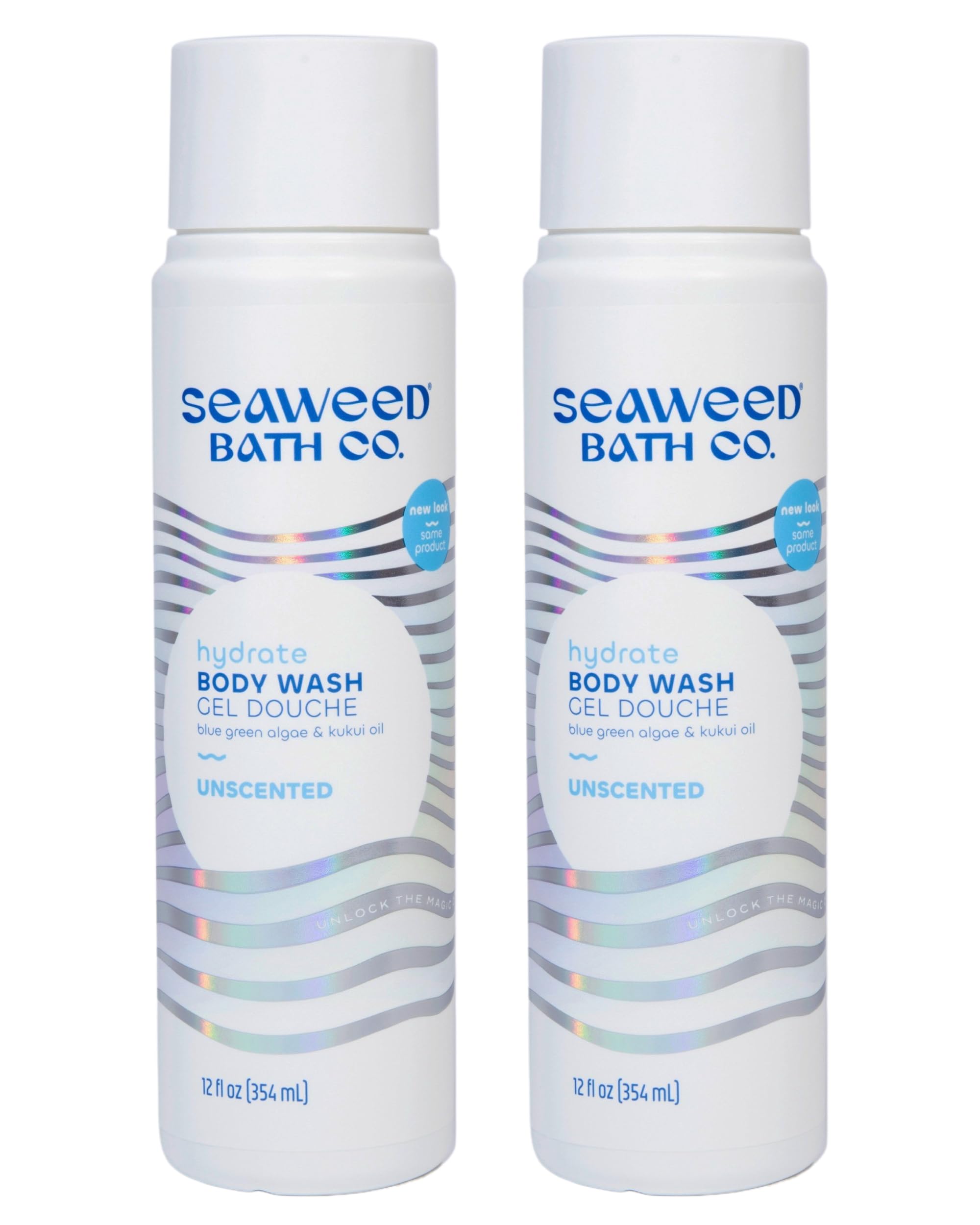 Seaweed Bath Co Hydrate Body Wash - bouteille : hydratation durable pour peau sensible