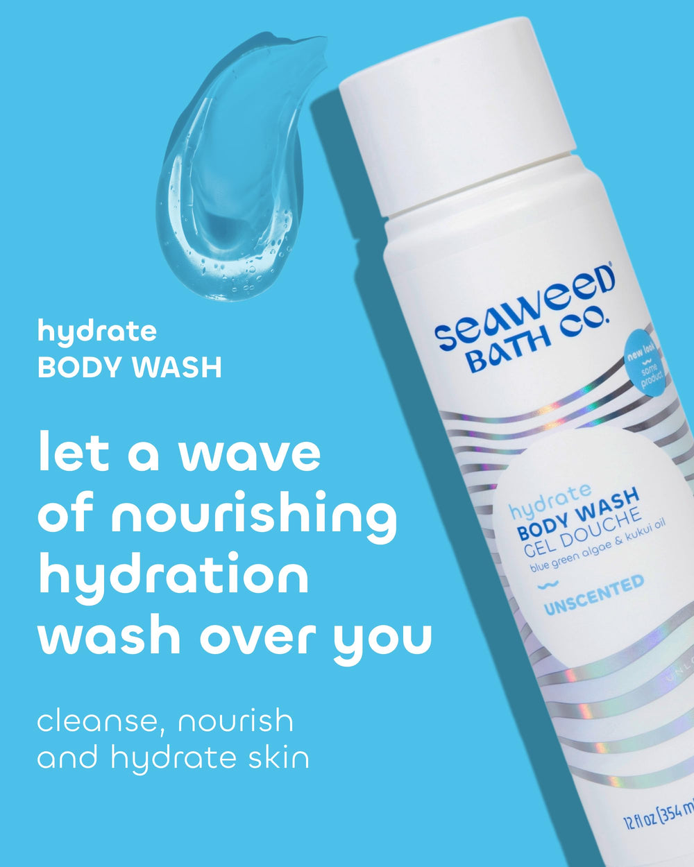 Seaweed Bath Co Hydrate Body Wash - mousse : lavage doux et riche en mousse