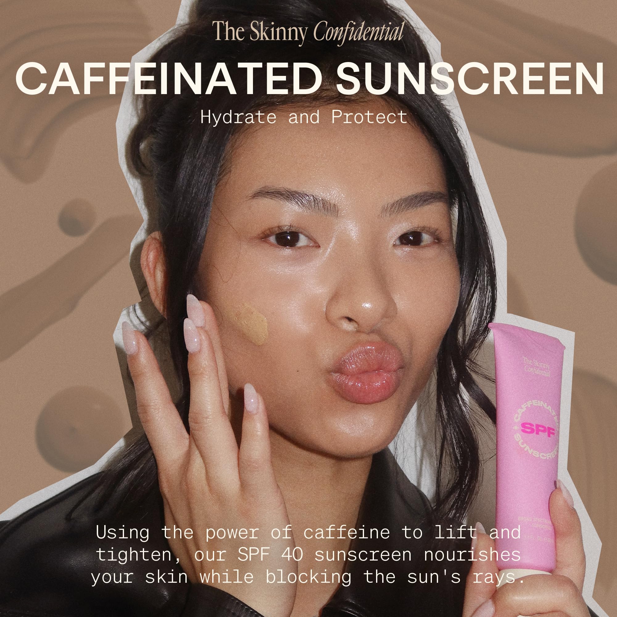 The Skinny Confidential crème solaire sans parfum, hydratante et légère