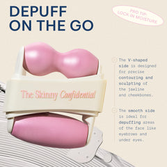 The Skinny Confidential Mint Ice Roller, refroidissement visage prolonge et effet rafraîchissant.