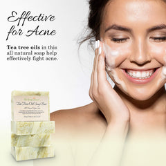 The Soap Haven savon arbre-a-the-ingredients-naturels: ingrédients naturels mis en avant.