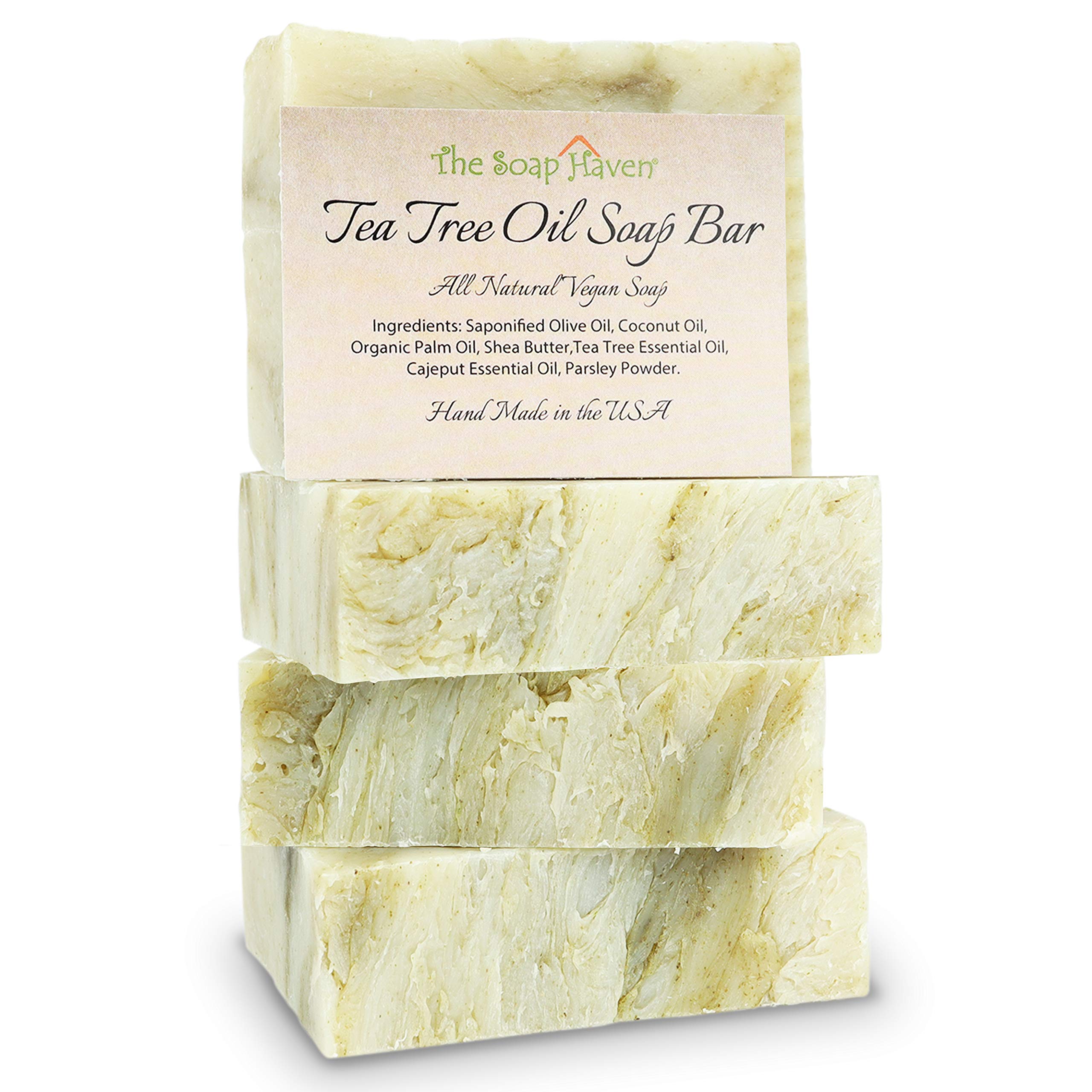 The Soap Haven savon arbre-a-the-visage-et-mains: purité et douceur au quotidien.