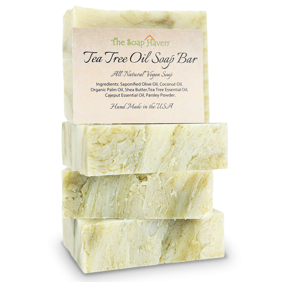 The Soap Haven savon arbre-a-the-visage-et-mains: purité et douceur au quotidien.