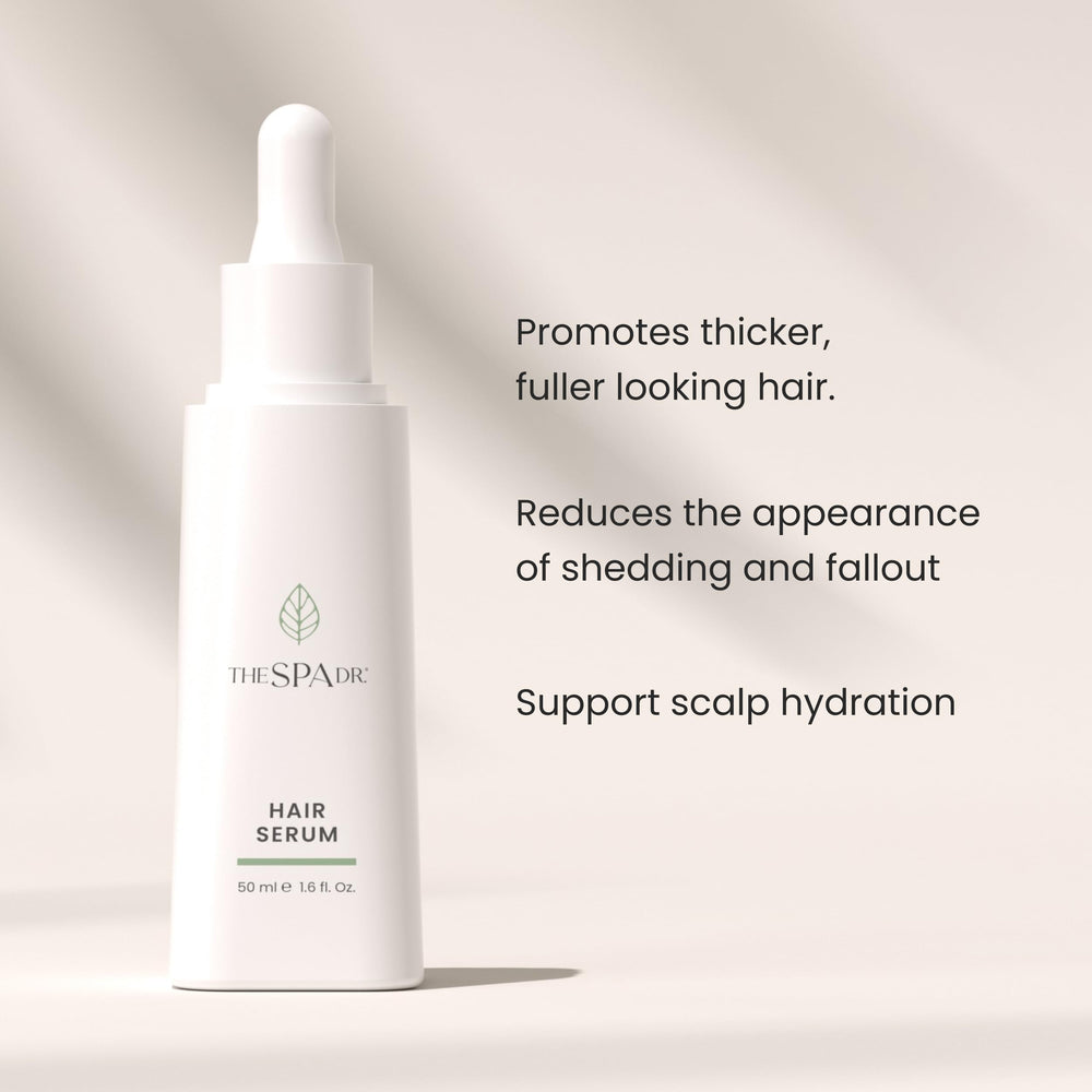 The Spa Dr. Sérum Cheveux : application sur le cuir chevelu pour une hydratation efficace.
