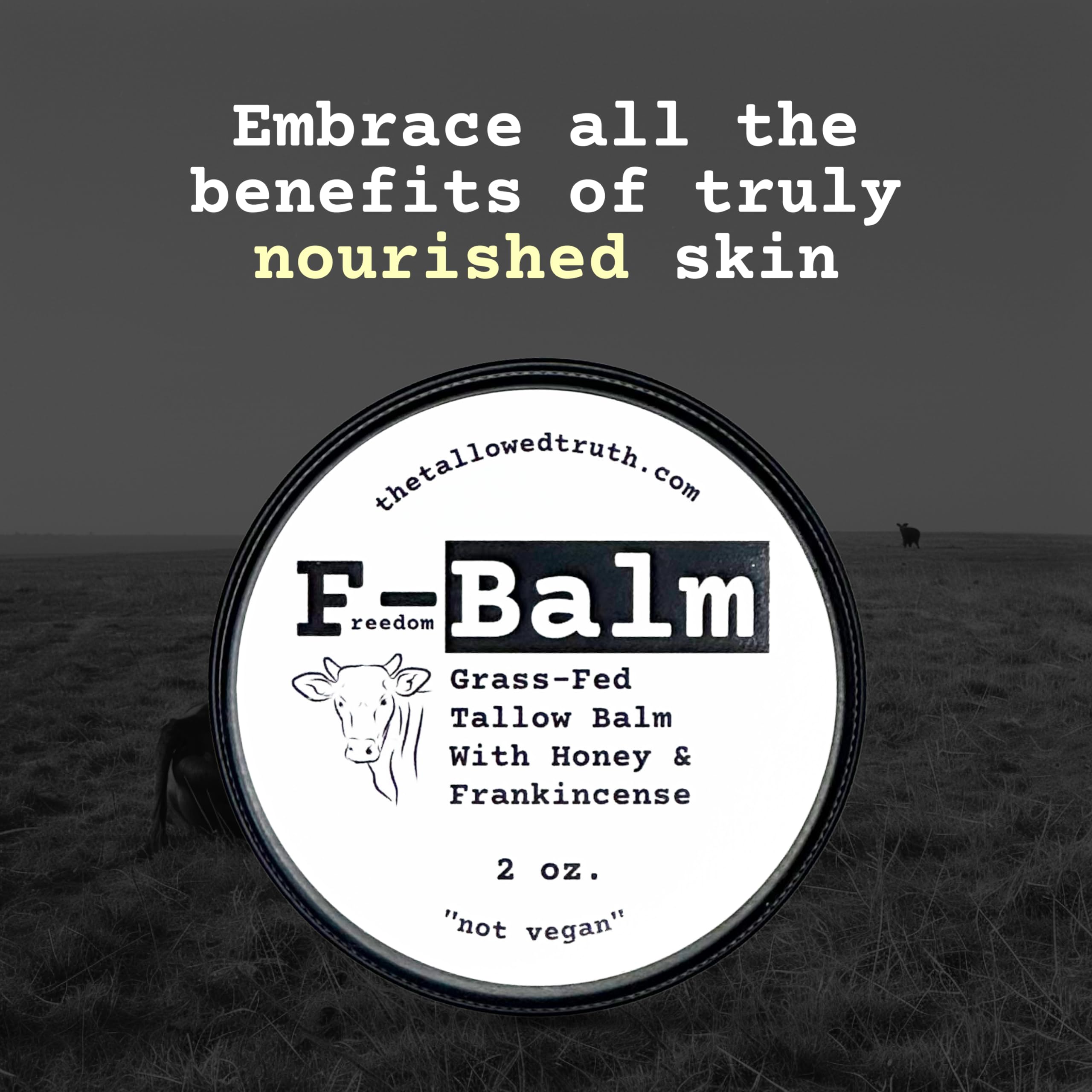 Parfait pour un rituel rapide du matin, The Tallowed Truth F-Balm