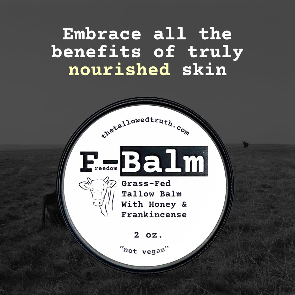 Parfait pour un rituel rapide du matin, The Tallowed Truth F-Balm