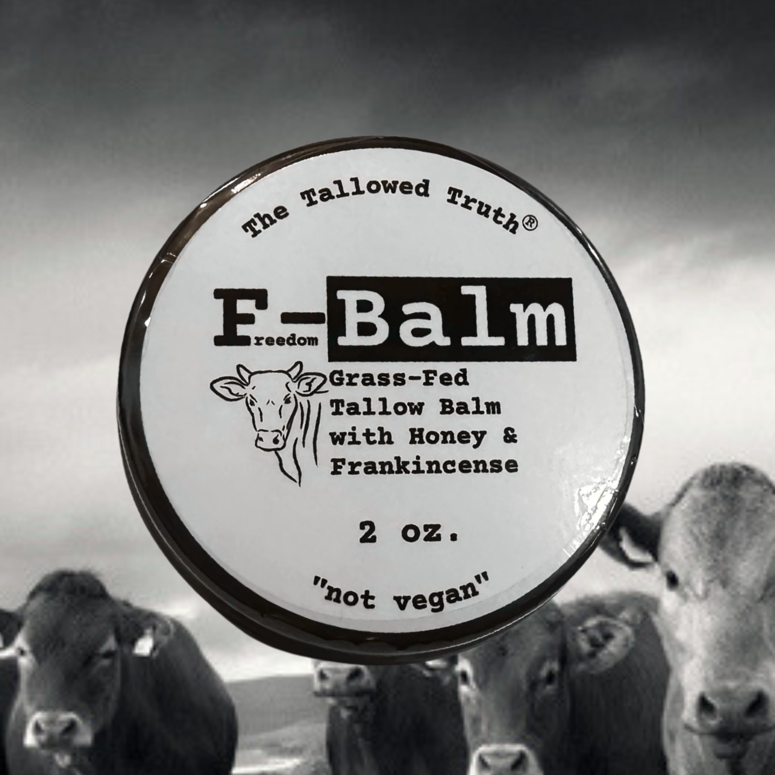 The Tallowed Truth F-Balm Original, parfum subtil de miel et cire, agréable et discret.