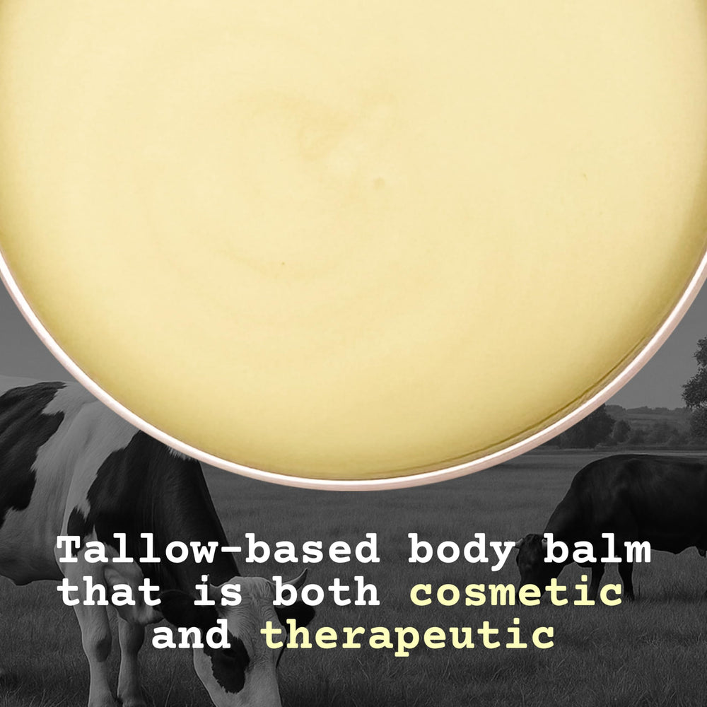 The Tallowed Truth F-Balm Tallow: senteur subtile et naturelle pour un usage quotidien.