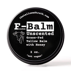The Tallowed Truth F-Balm Tallow pour visage: hydratation légère au quotidien.