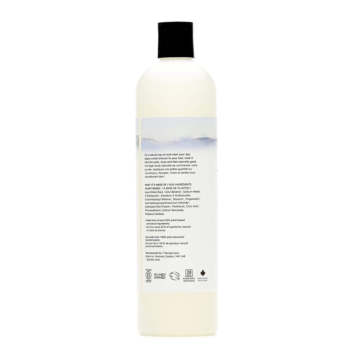 Texture légère The Unscented Company pour un lavage doux et naturel.