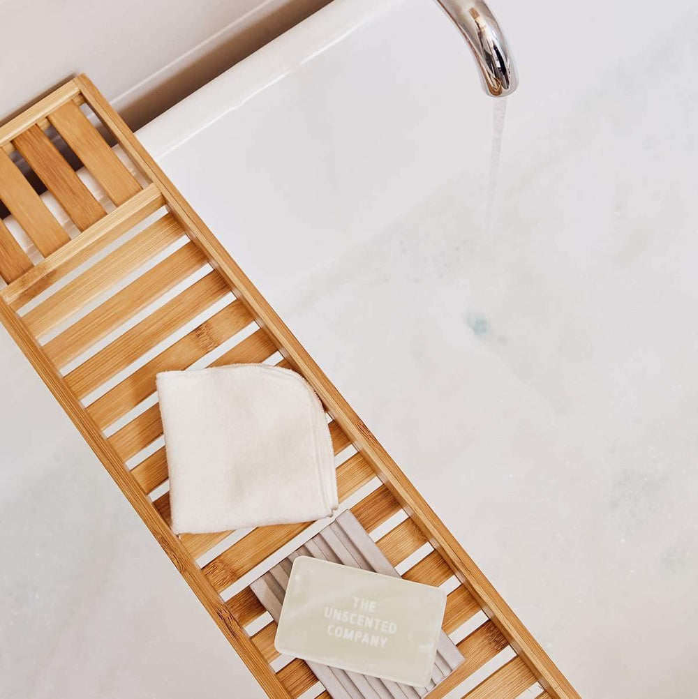 The Unscented Company – assortiment de barres, geste zéro déchet et hydratation quotidienne.