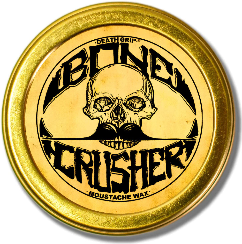 Bone Crusher Wax dans son étui, vue avant pour un look soigné.