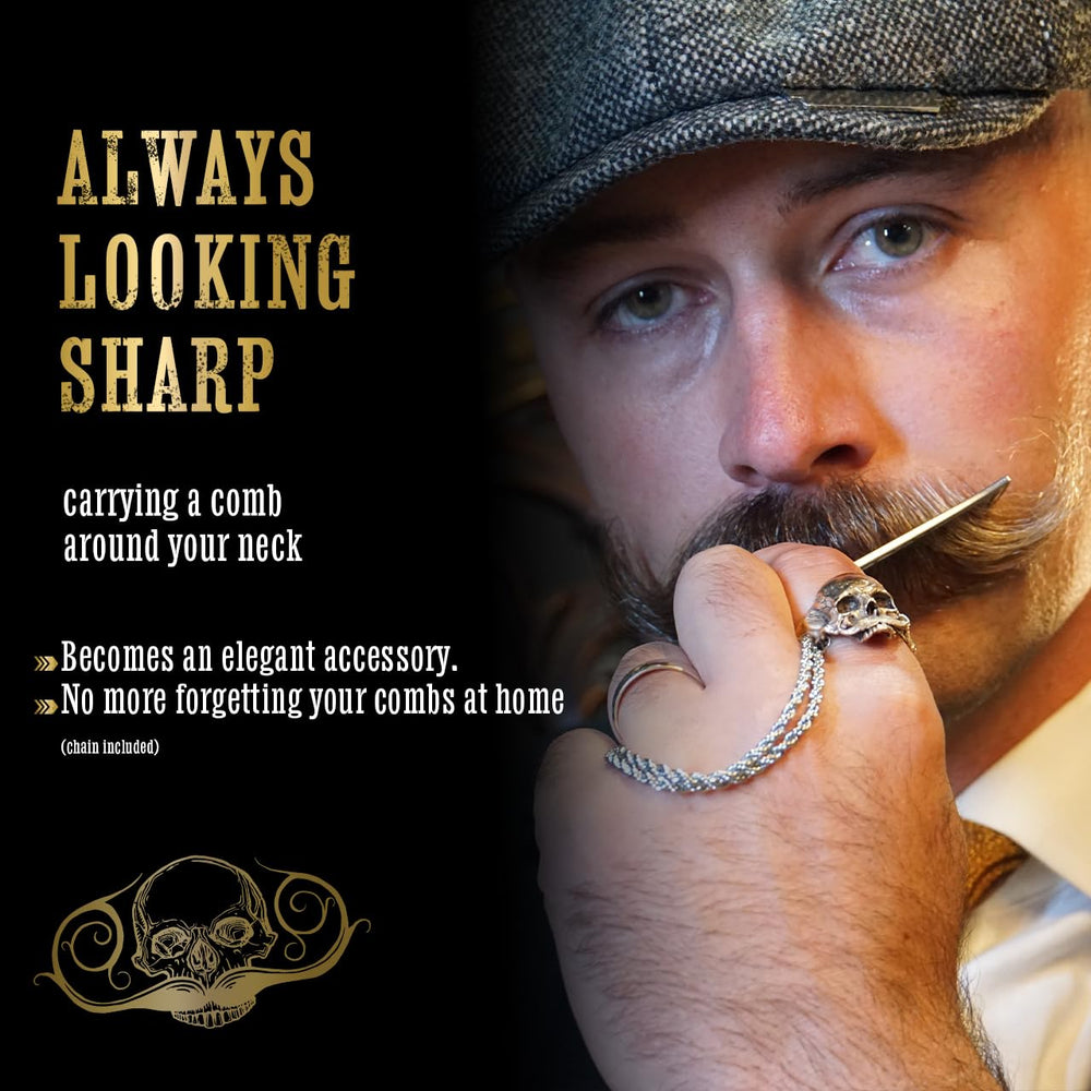 Coffret kit soin moustache THE VINTAGE GROOMING CO, cadeau utile et élégant.