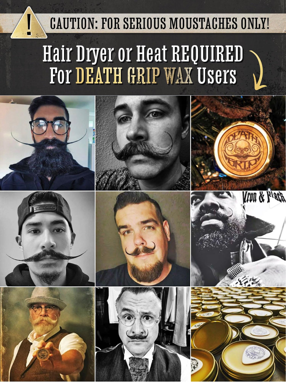 Death Grip THE VINTAGE GROOMING CO. fabrique aux Etats-Unis
