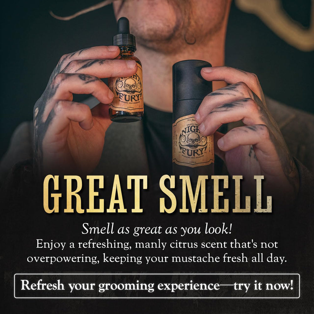 THE VINTAGE GROOMING CO. Night Fury Oil – Ingrédients naturels et sans cruauté.