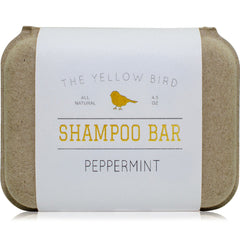 The Yellow Bird Peppermint Shampoo Bar – emballage eco pour voyage pratique