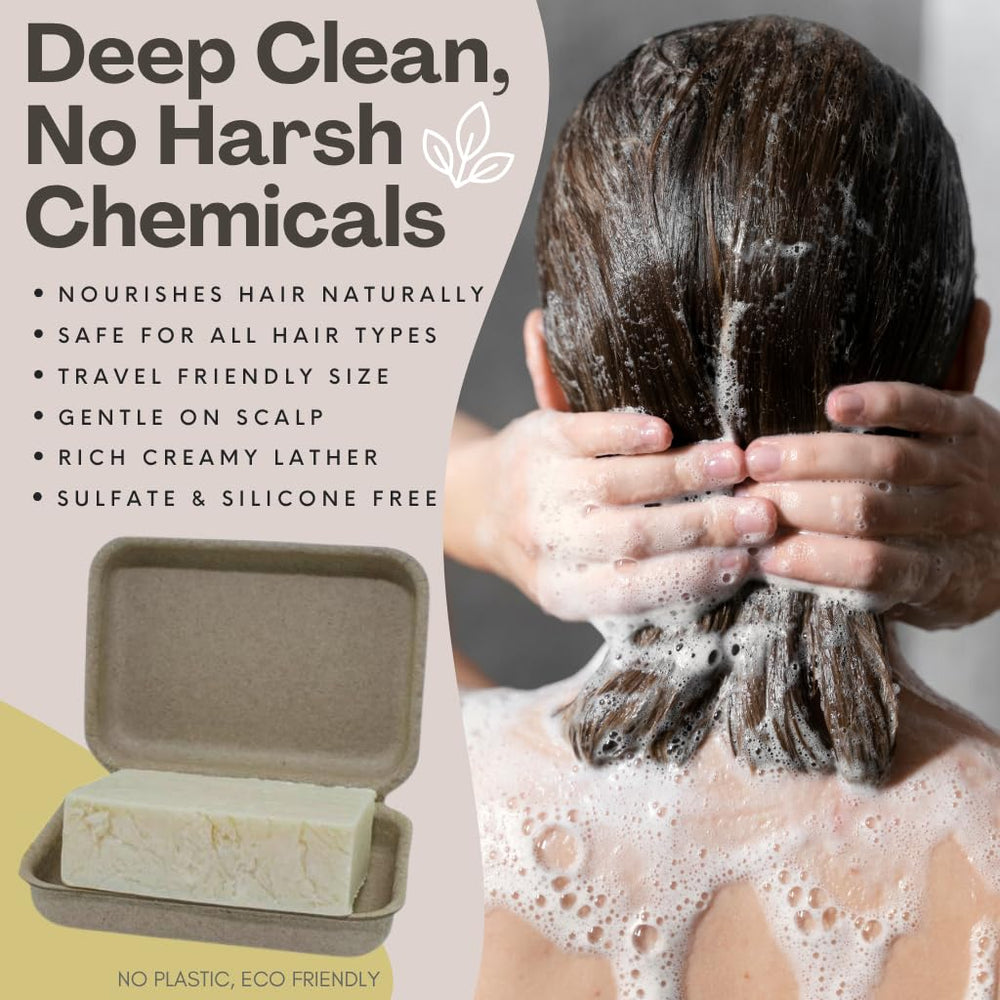 The Yellow Bird Peppermint Shampoo Bar – texture crémeuse et fraîcheur menthe