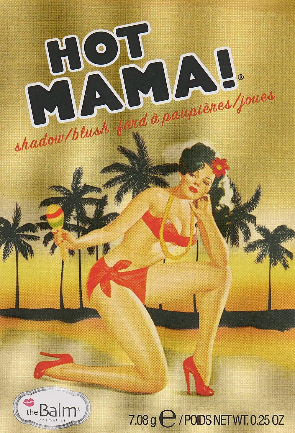 theBalm Hot Mama brillance lumineuse sur les yeux et les pommettes.