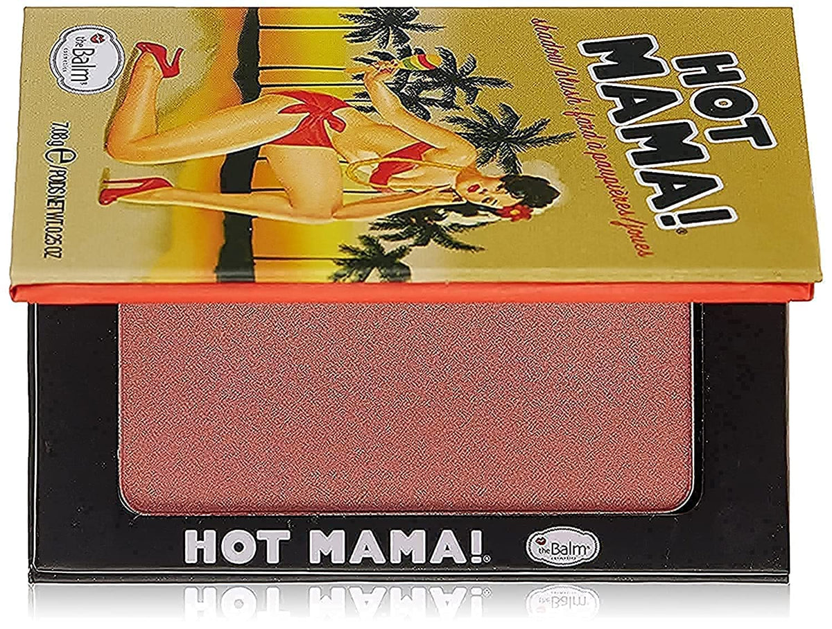 theBalm Hot Mama ombre paupière pêche rose pour un regard lumineux.