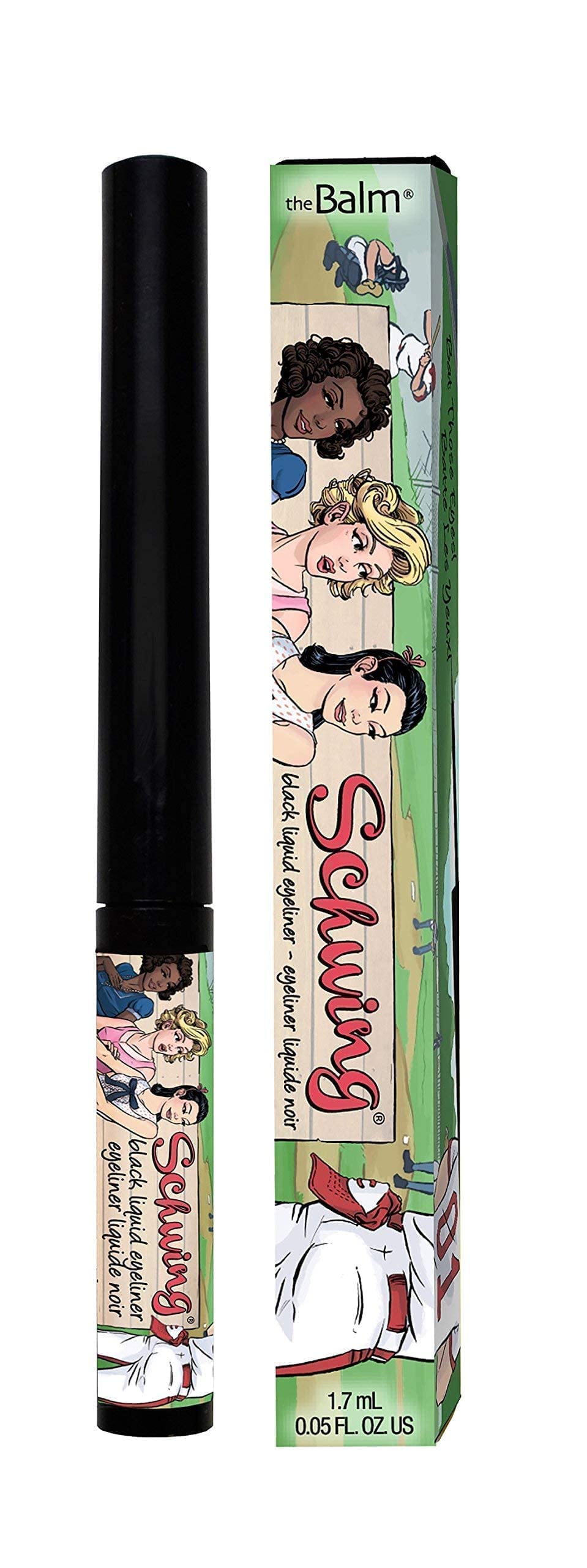 theBalm Schwing Eyeliner – Étui varié, emballage distinct.