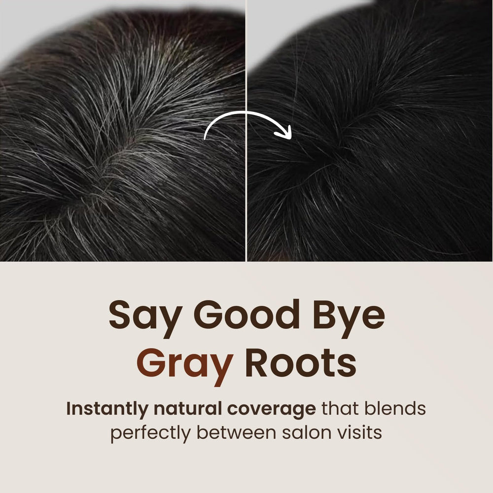 The Face Shop Quick Hair Puff, ouverture du capuchon interne pour démarrer l'application.