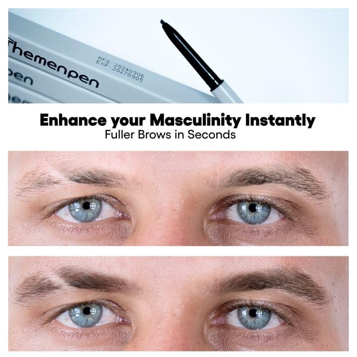The Men Pen, remplisseur barbe imperméable pour un contour net et naturel