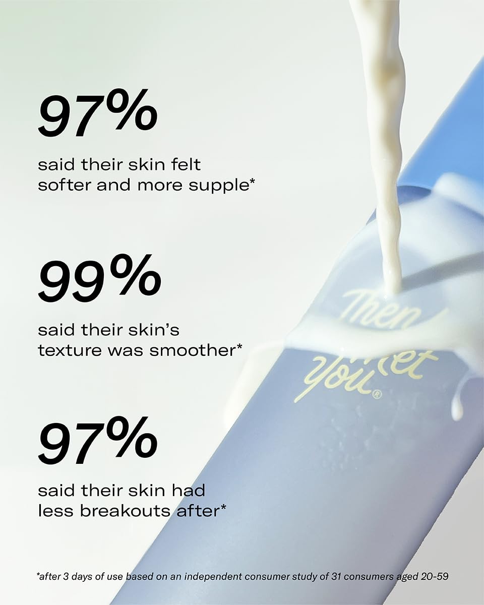 Then I Met You Birch Milk Toner : exfoliation douce pour lisser sans agresser.