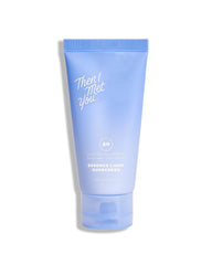 Then I Met You Essence Light Sunscreen en bouteille, protection SPF50 pour une peau lumineuse.