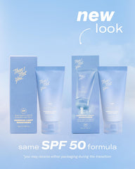 Texture légère de Then I Met You Essence Light Sunscreen qui s’étale facilement.