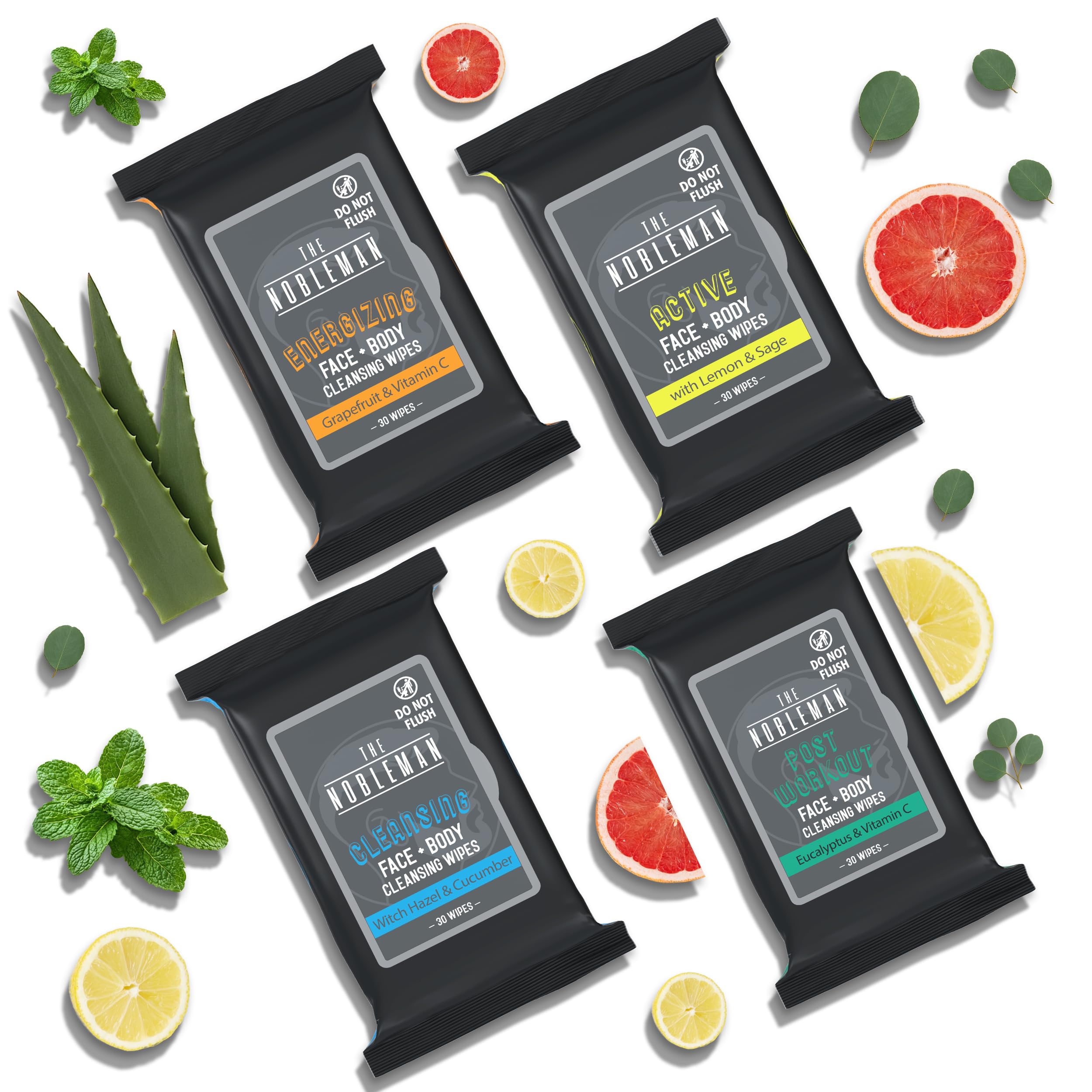The Nobleman lingettes pamplemousse; énergie et parfum revitalisant