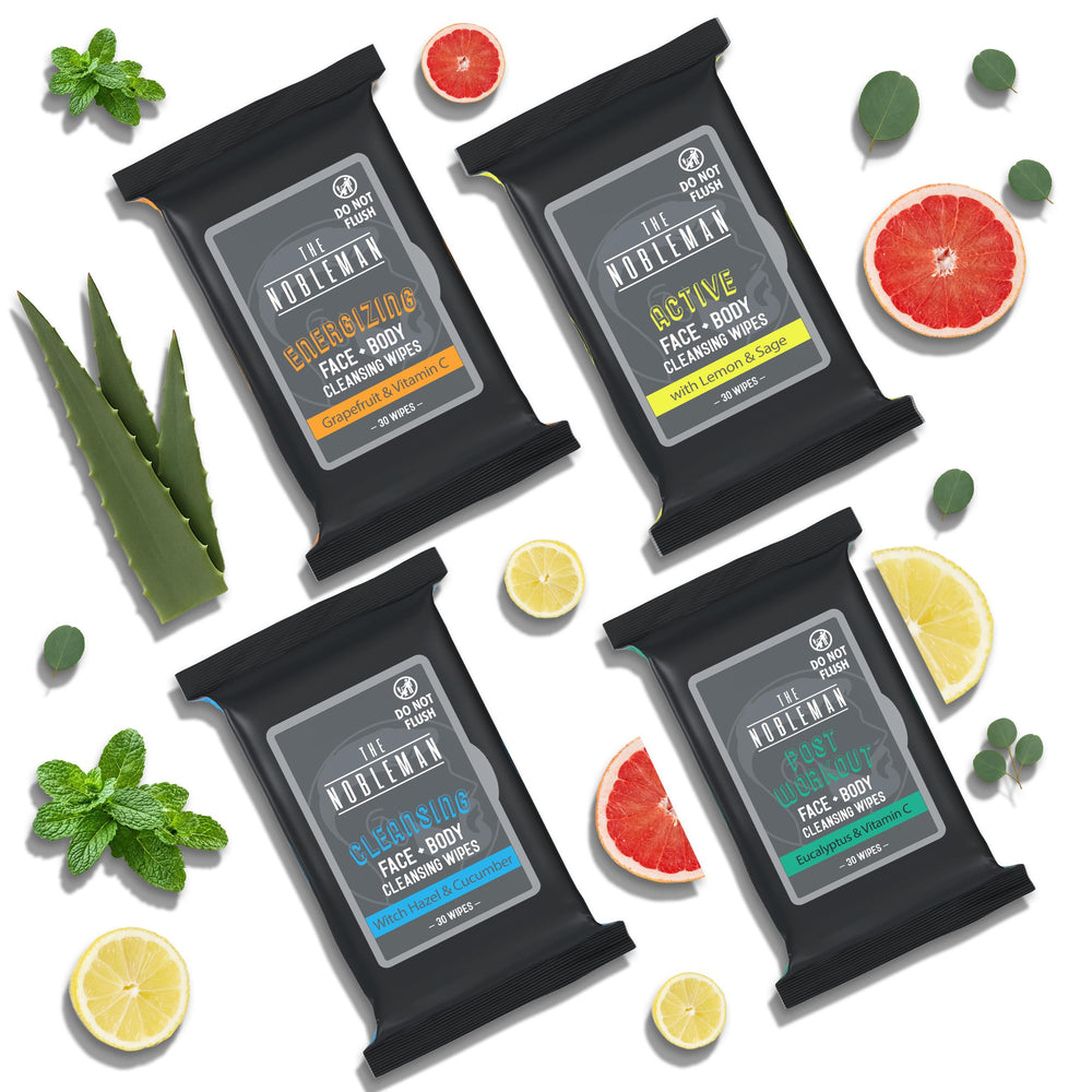The Nobleman lingettes pamplemousse; énergie et parfum revitalisant