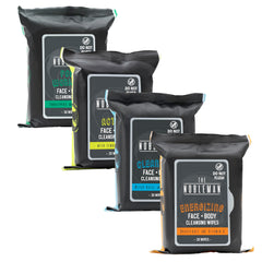 The Nobleman lingettes post-entraînement avec eucalyptus citron et sauge, fraîcheur vivifiante