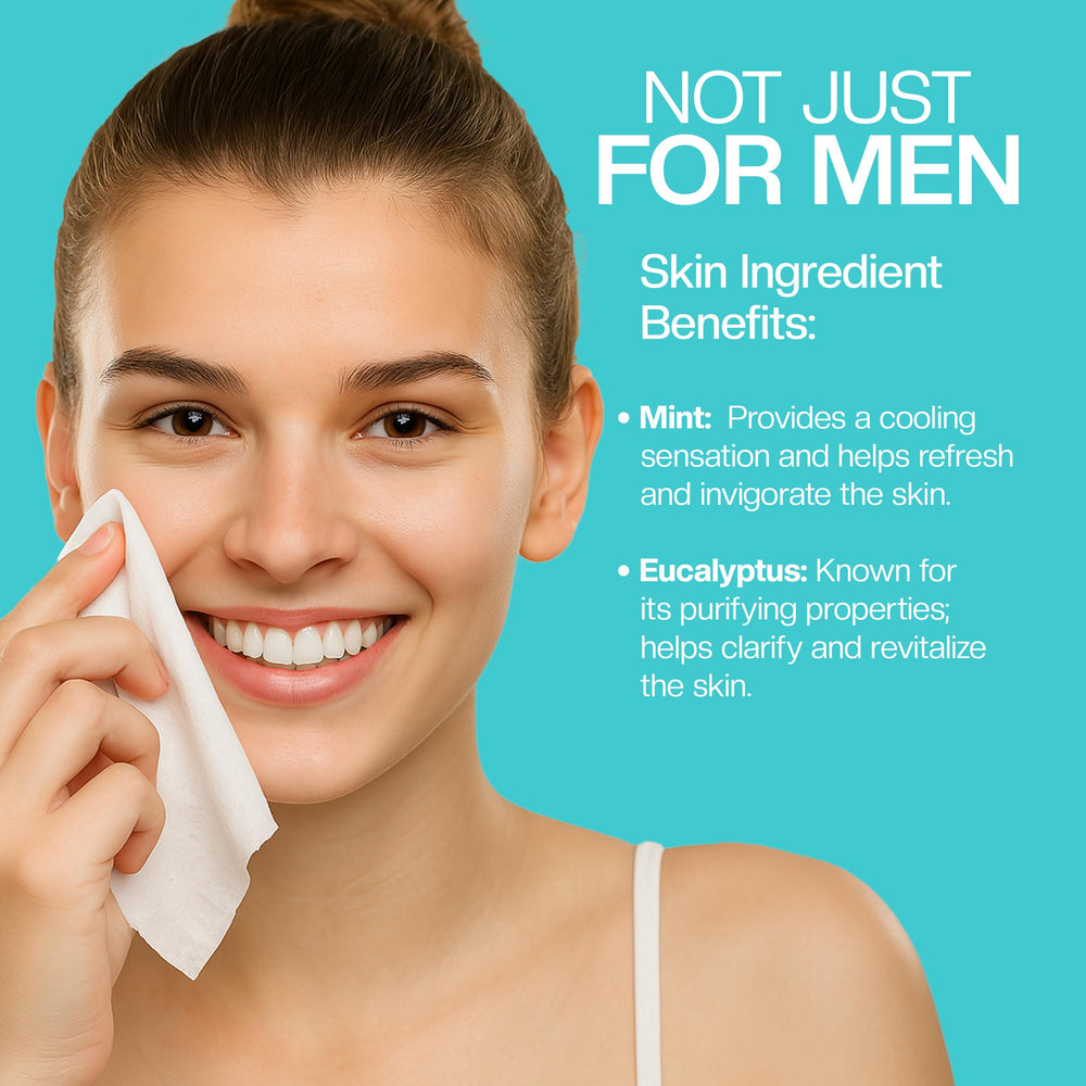 The Nobleman lingettes rafraîchissement instantané, parfaites lors d'activités dynamiques