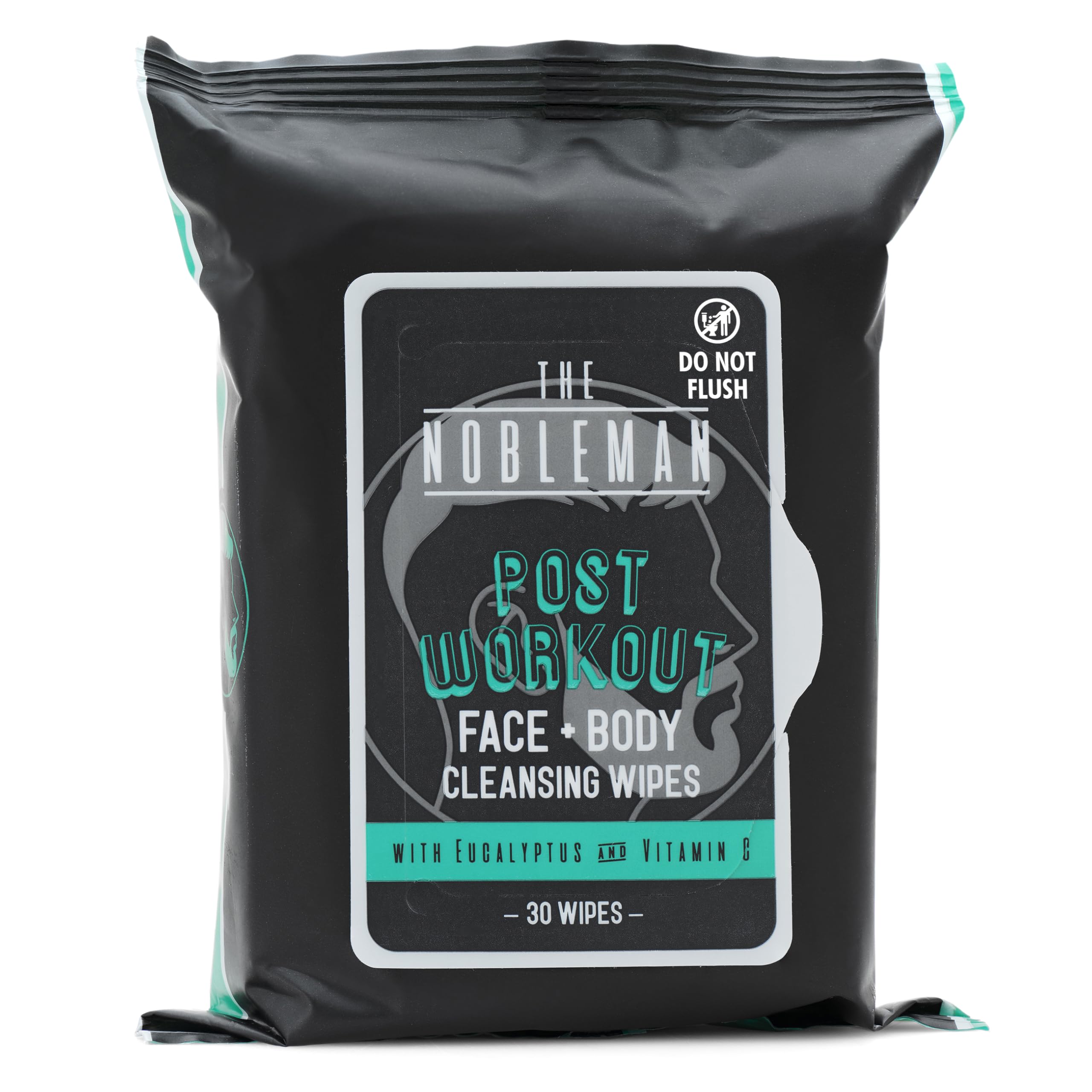 The Nobleman wipes 4-pack label closeup with clean design