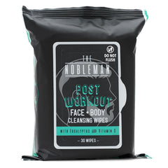 The Nobleman wipes 4-pack label closeup with clean design