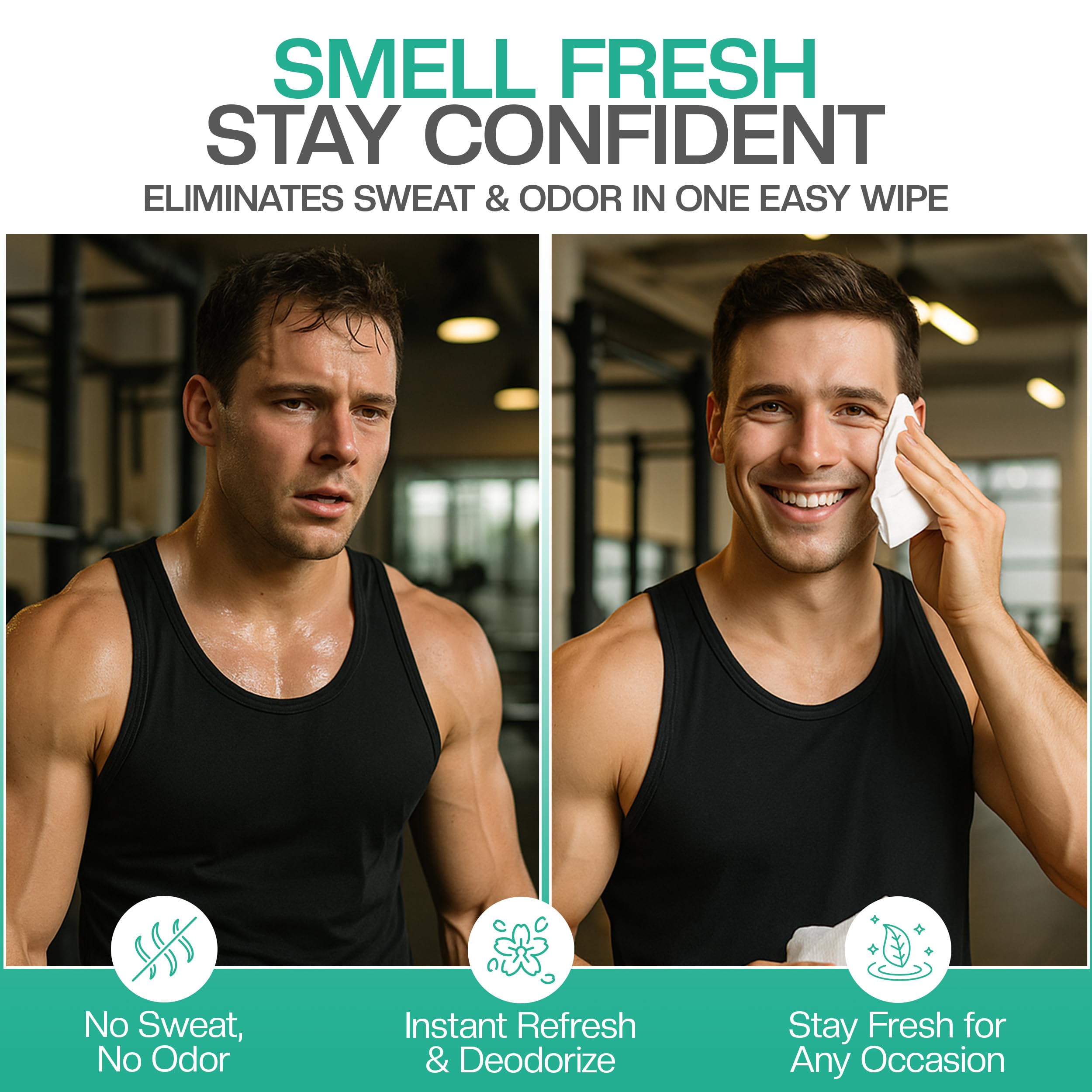 The Nobleman wipes with eucalyptus leaves scent