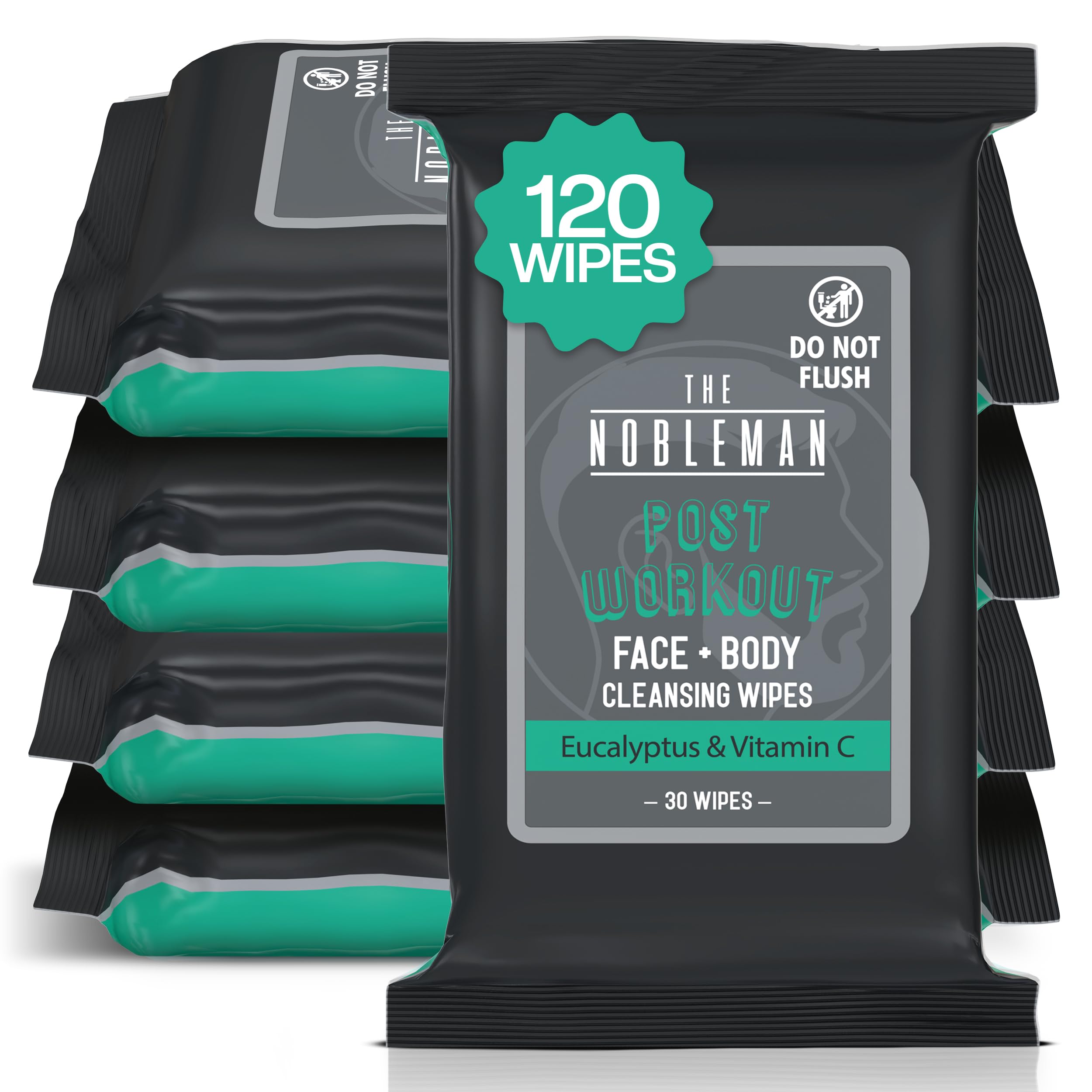 The Nobleman wipes pack closeup ready for grab-and-go