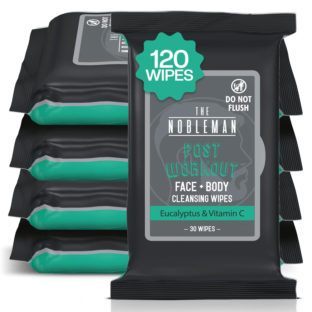The Nobleman wipes pack closeup ready for grab-and-go